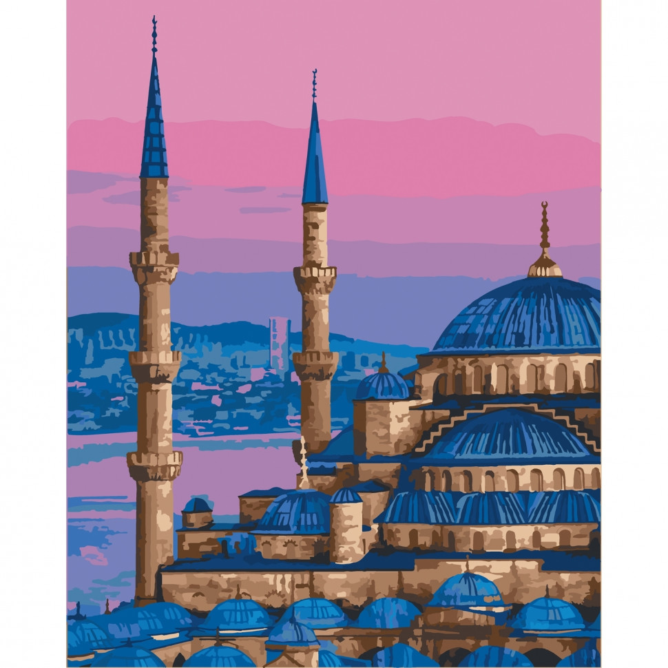 Картина за номерами “Блакитна мечеть. Стамбул” Art Craft 11225-AC 40х50 см