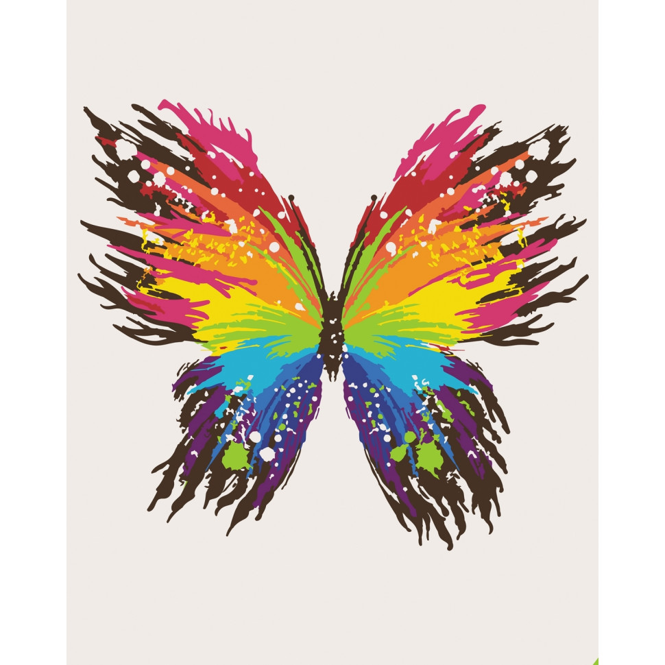 Картина за номерами “Кольоровий метелик” Art Craft 11647-AC 40х50 см