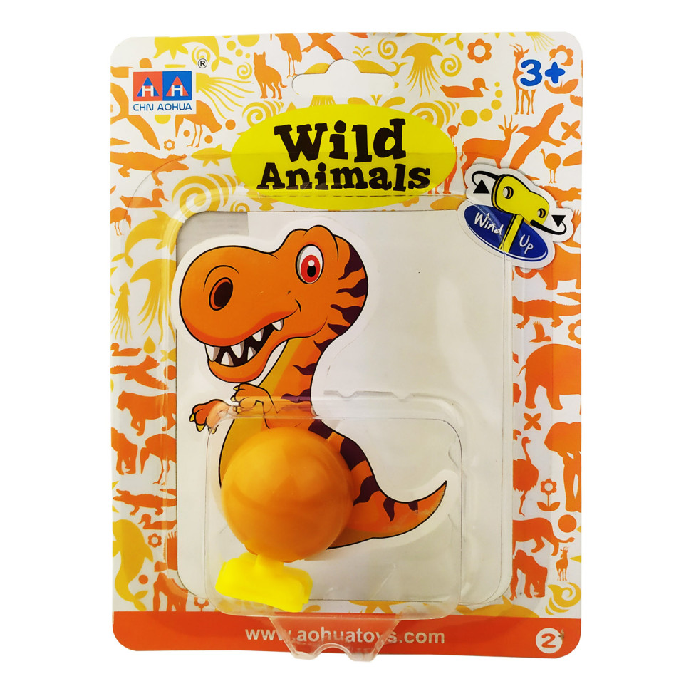 Іграшка заводна “Динозавр” 2030A 15 см (Помаранчевий)