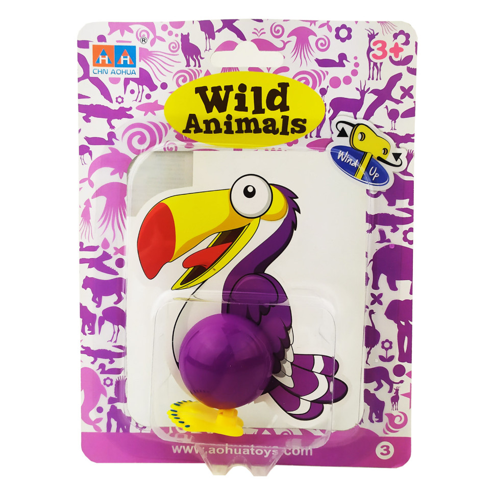 Іграшка заводна “Птах” 2031A 15 см (Фіолетовий)
