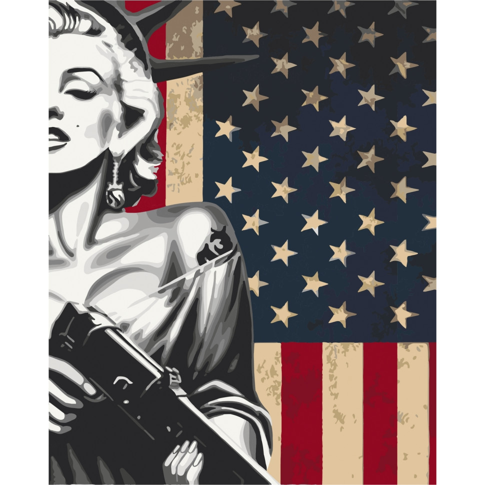 Картина за номерами “Американська Монро” Art Craft 10318-AC 40х50 см