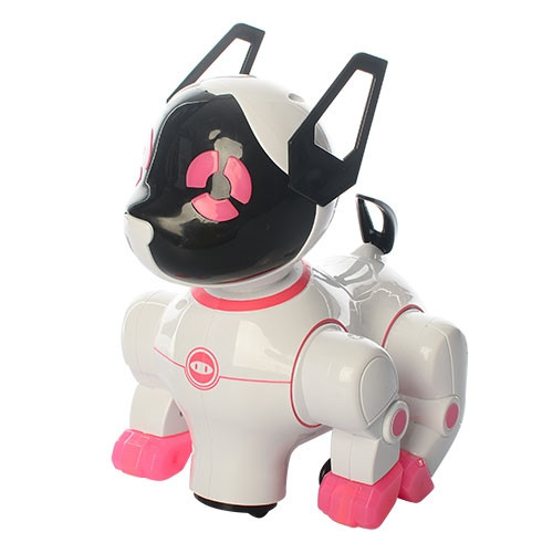 Інтерактивна іграшкова собака 8201A з музичними ефектами (Рожевий)
