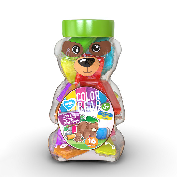 Набір тіста для ліплення “Color Bear” ТМ Lovin 41185
