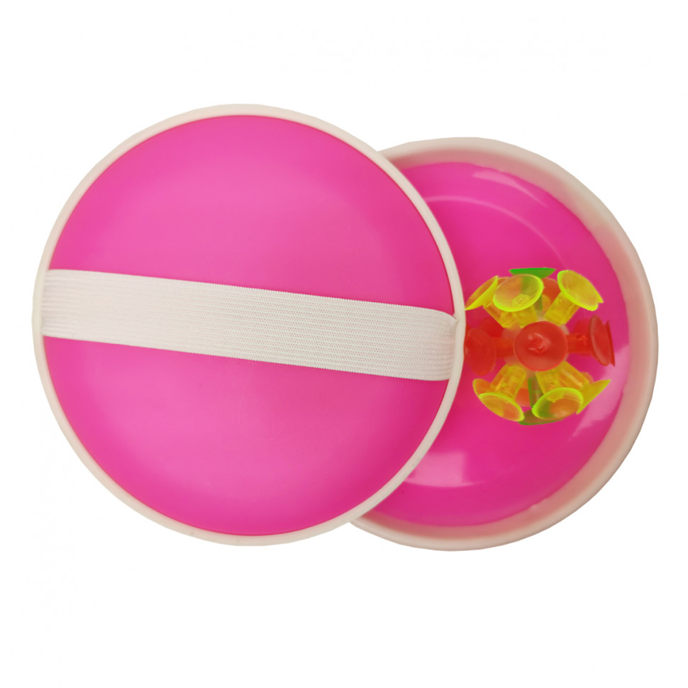 Дитяча гра Пастка M 2872 м’яч на присосках 15 см  (Розовый)